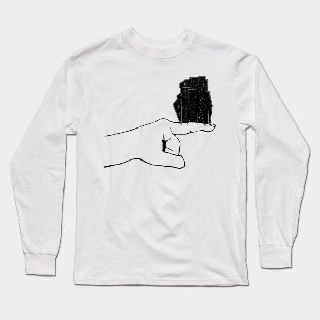 city Long Sleeve T-Shirt by msmart